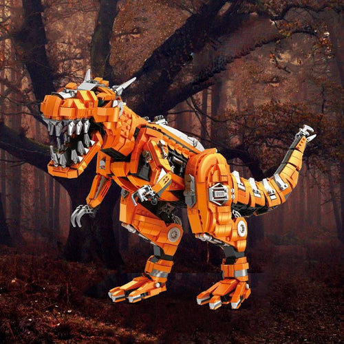 BowLift | Golden Carnosaurus Building Blocks