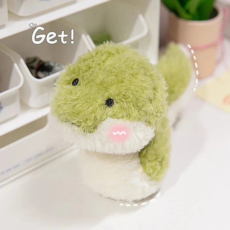 BowLift | Green Soft Fluffy Snake