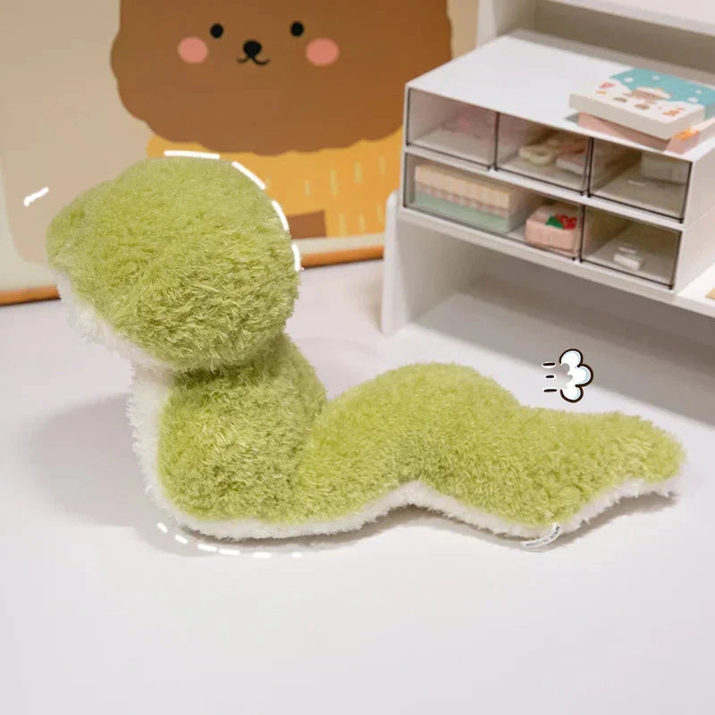 BowLift | Green Soft Fluffy Snake