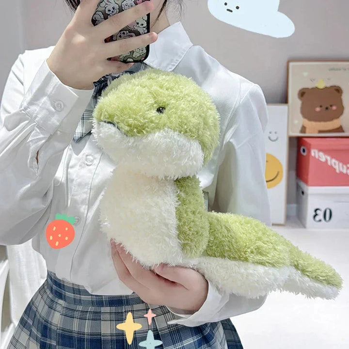 BowLift | Green Soft Fluffy Snake