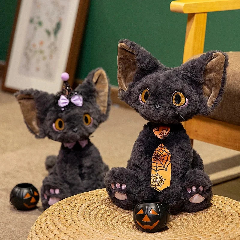 BowLift | Halloween Black Witch Cat Plushies