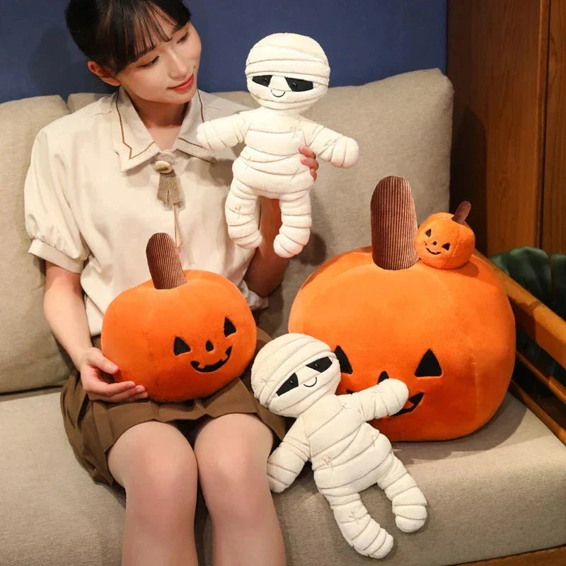 BowLift | Halloween Pumpkin Mummy Skull Bone Plushies