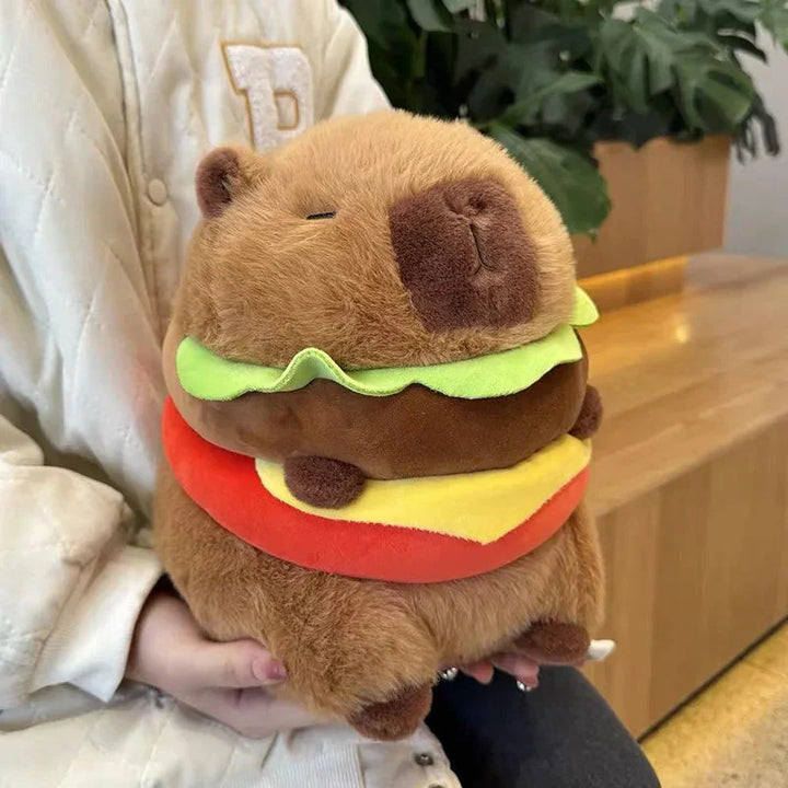 BowLift | Hamburger Capybara Fluffy Plushie