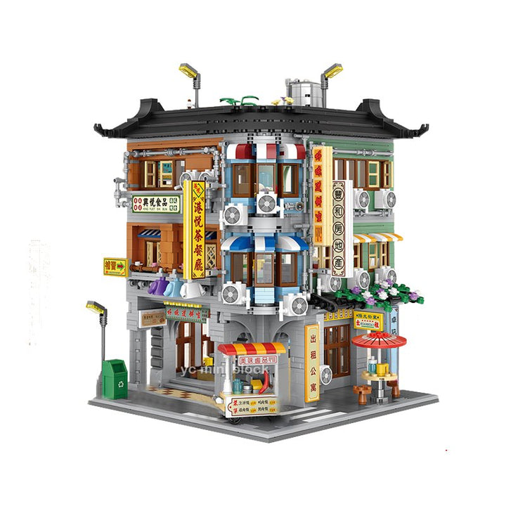 BowLift | Hong Kong Street Apartment & Pharmacy Micro Building Blocks