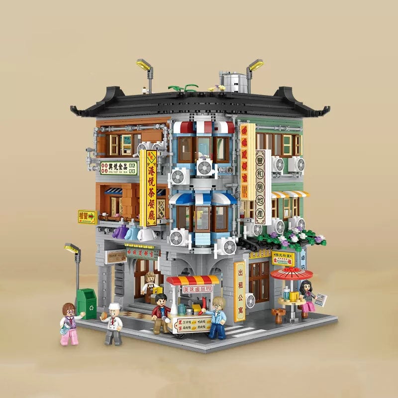 BowLift | Hong Kong Street Apartment & Pharmacy Micro Building Blocks