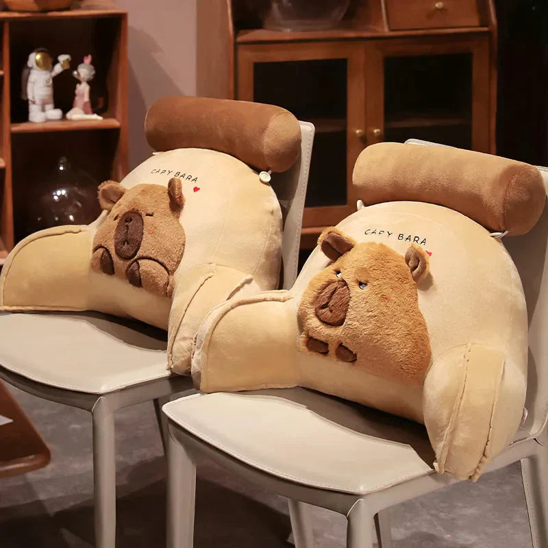 BowLift | Huge Capybara Cushion Plush Backrest Seat