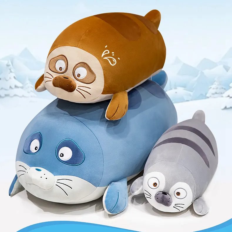 BowLift | Huge Sleeping Buddies Seal Plushies