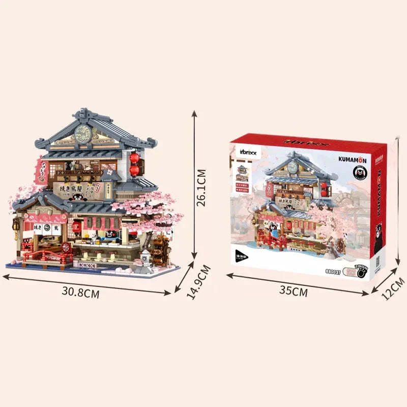 BowLift | Japanese Kumamoto Bear Restaurant Micro Building Set