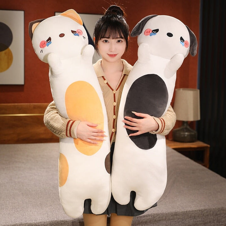 BowLift | Kawaii 100cm Long Snuggly Dog Cat Pig Plushie Collection