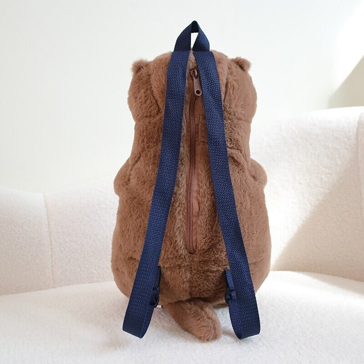 BowLift | Kawaii Brown Otter Backpack Plushie
