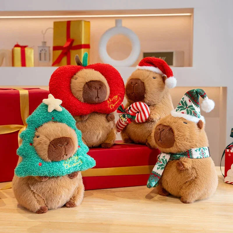 BowLift | Kawaii Capybara Christmas-themed Plushies