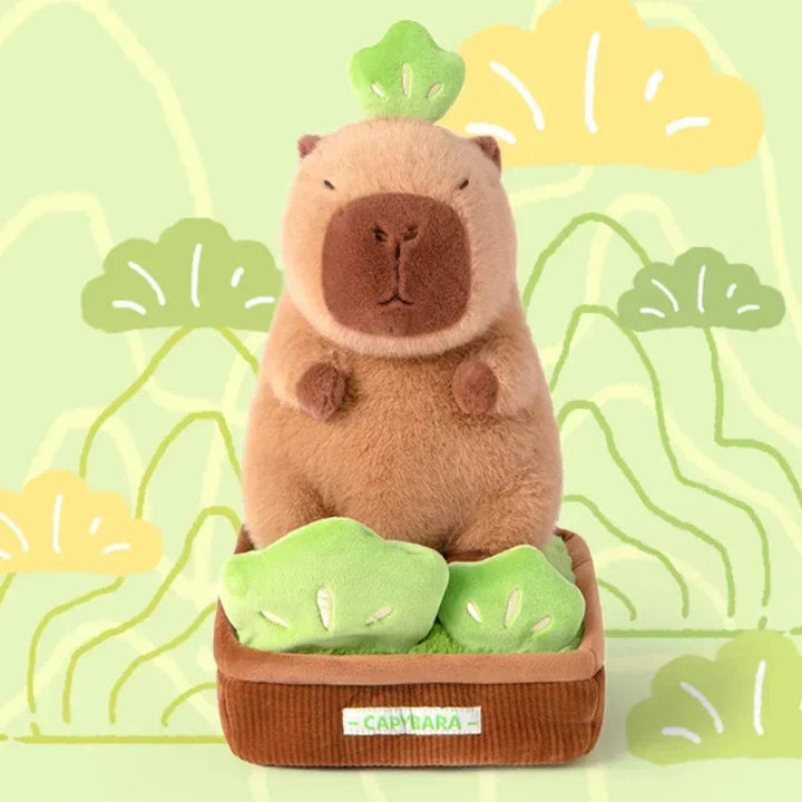 BowLift | Kawaii Capybara Plant Pot Plushie