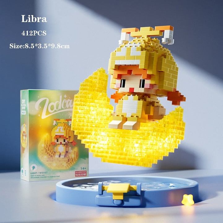 BowLift | Kawaii Chibi Moon Zodiac Star Constellations Nano Building Blocks