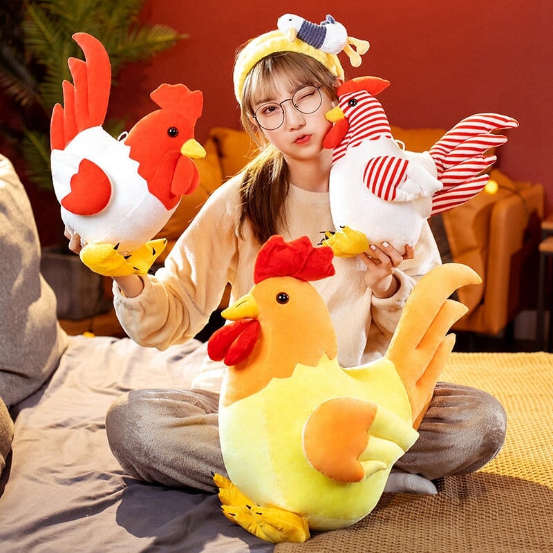 BowLift | Kawaii Chubby Chicken Plushie Family
