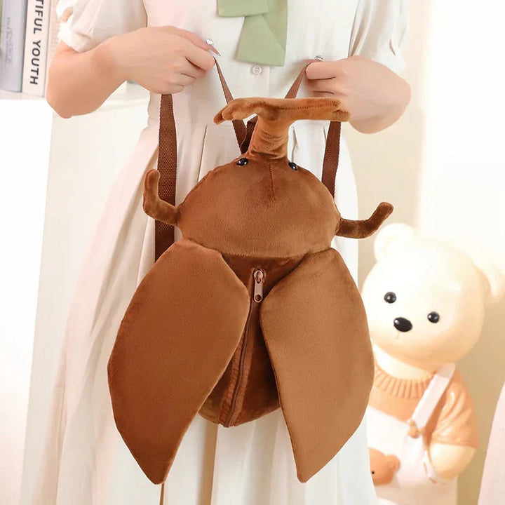 BowLift | Kawaii Dung Beetles Plush Backpacks