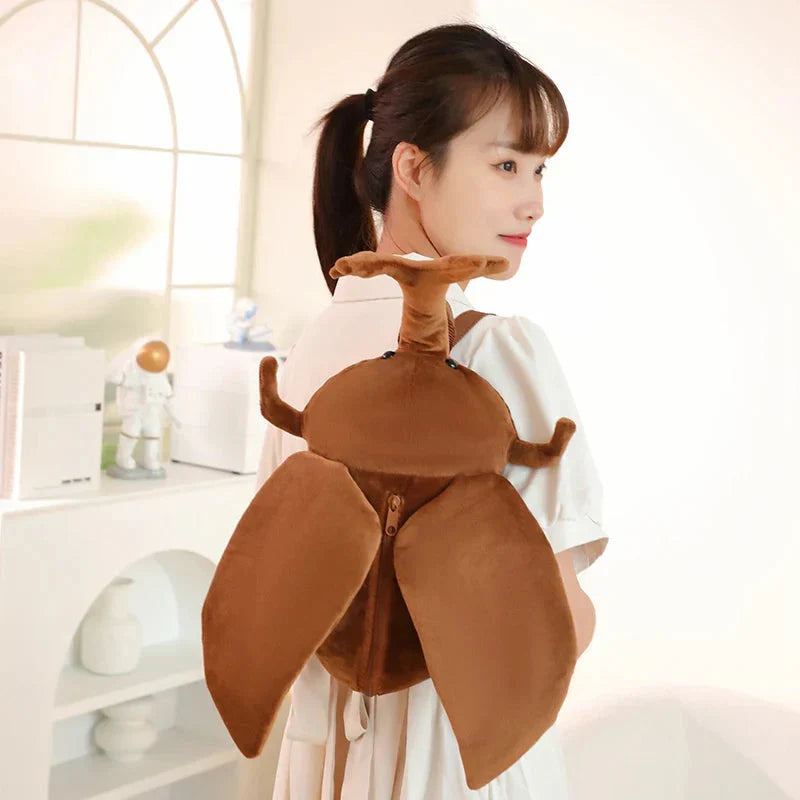 BowLift | Kawaii Dung Beetles Plush Backpacks