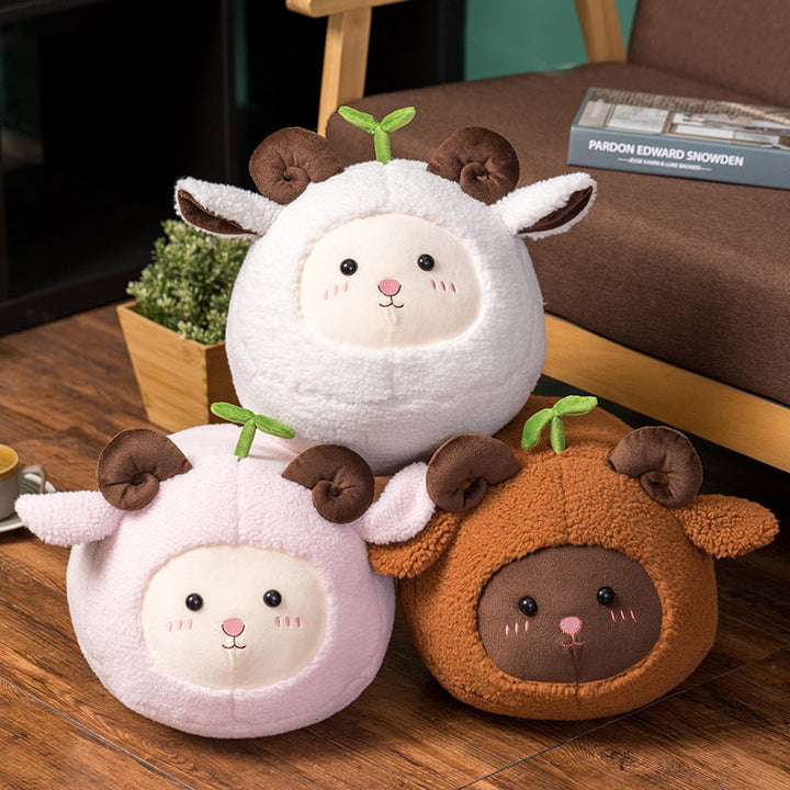 BowLift | Kawaii Fluffy Sheep Goat Ram Plushie