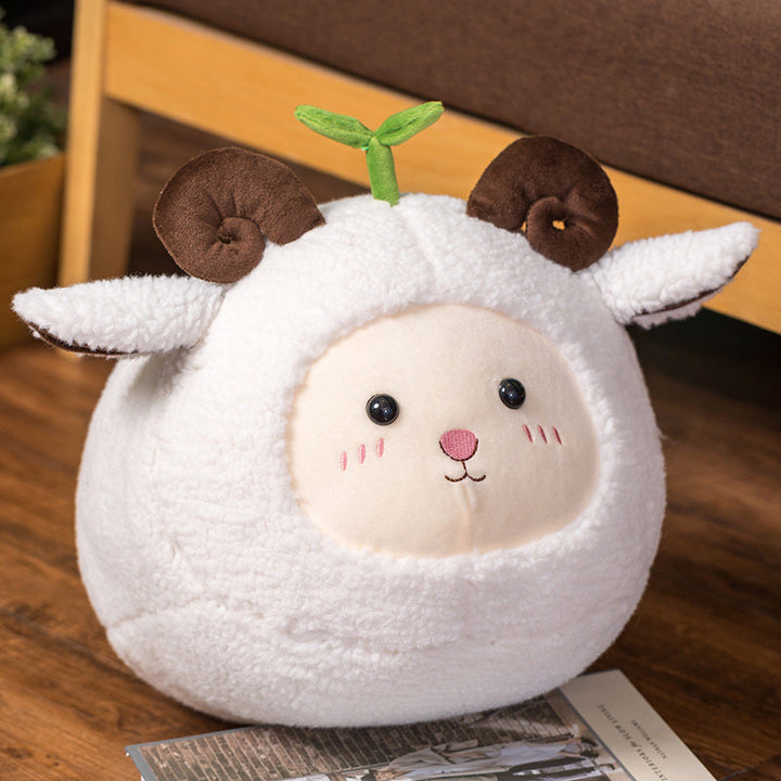 BowLift | Kawaii Fluffy Sheep Goat Ram Plushie