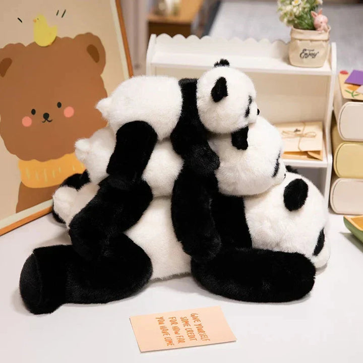 BowLift | Kawaii Fuzzy Black Brown Panda Plushies