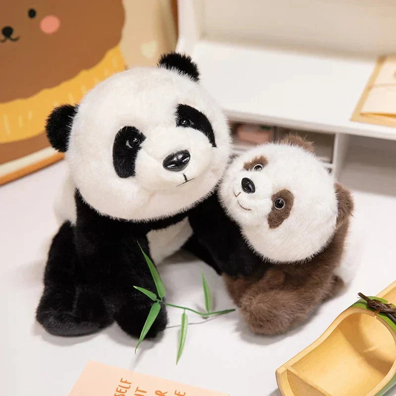 BowLift | Kawaii Fuzzy Black Brown Panda Plushies