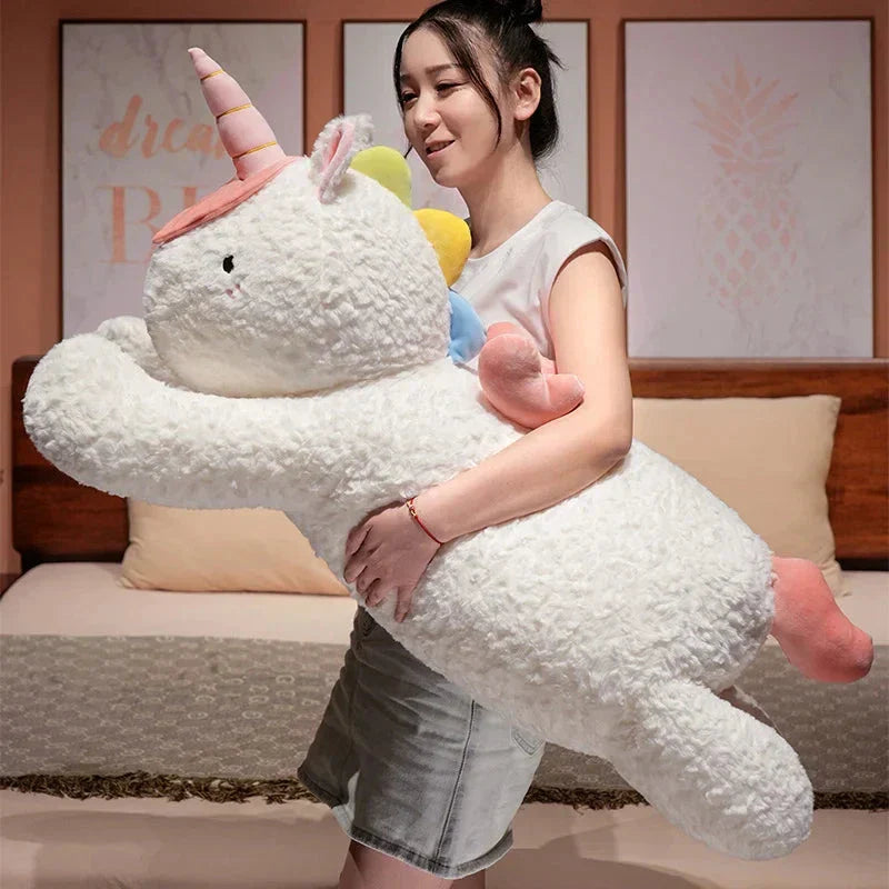 BowLift | Kawaii Giant Chibi White Unicorn Plushie