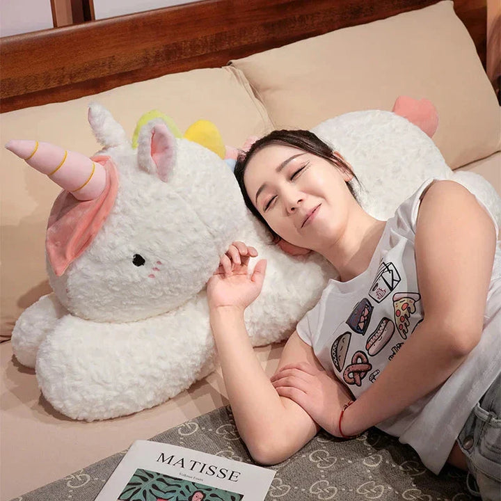 BowLift | Kawaii Giant Chibi White Unicorn Plushie