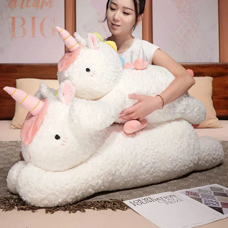 BowLift | Kawaii Giant Chibi White Unicorn Plushie