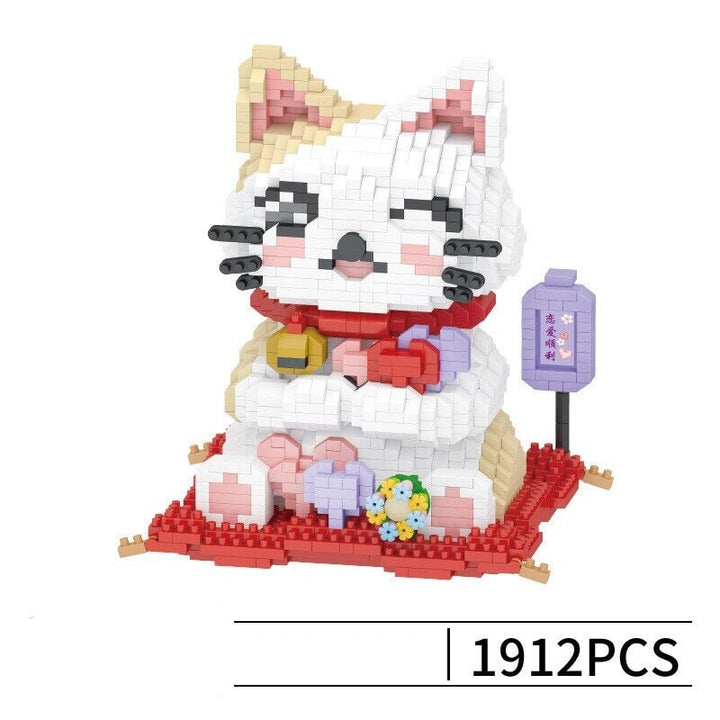 BowLift | Kawaii Lucky Fortune Cat Nano Building Sets