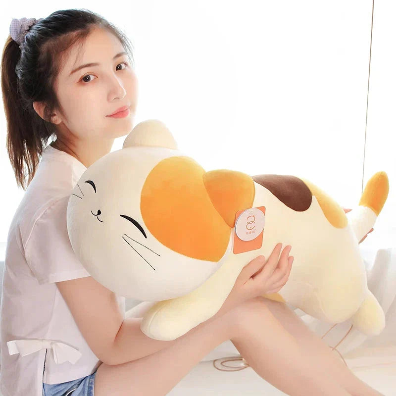 BowLift | Kawaii Neeko Spotted Ginger Cat Plushie