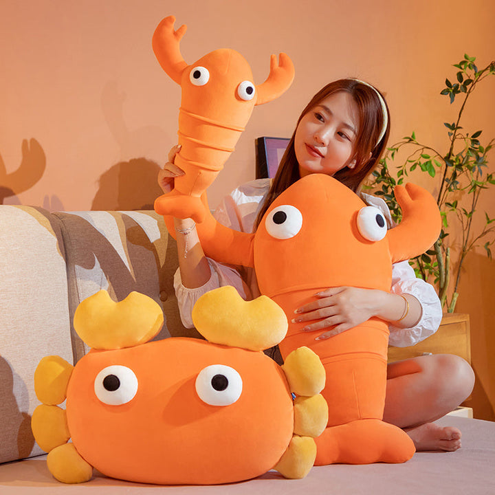 BowLift | Kawaii Orange Crab & Lobster Plushie