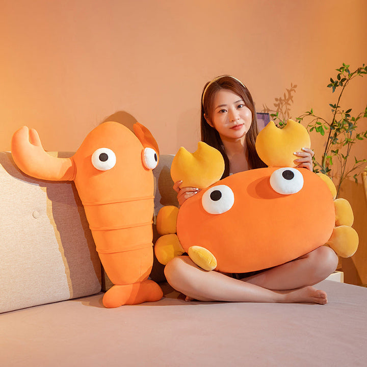 BowLift | Kawaii Orange Crab & Lobster Plushie