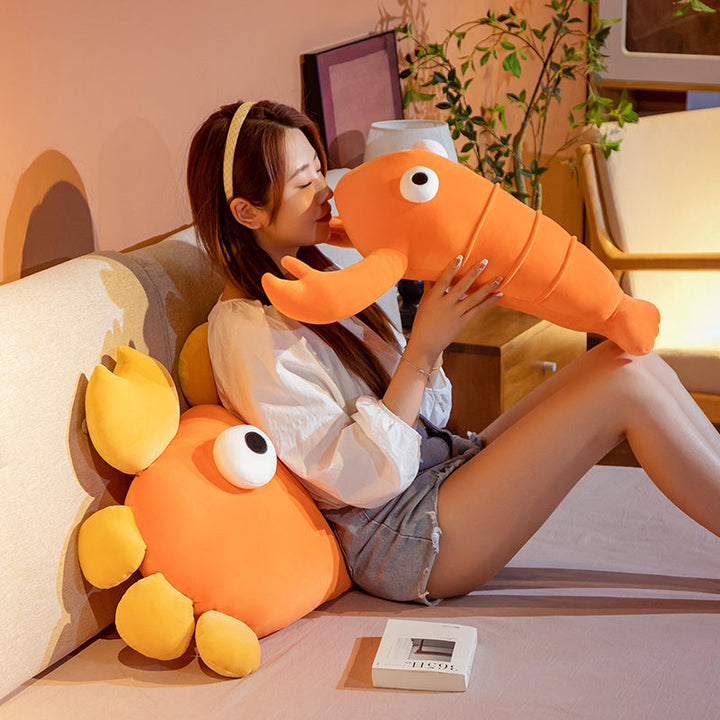 BowLift | Kawaii Orange Crab & Lobster Plushie