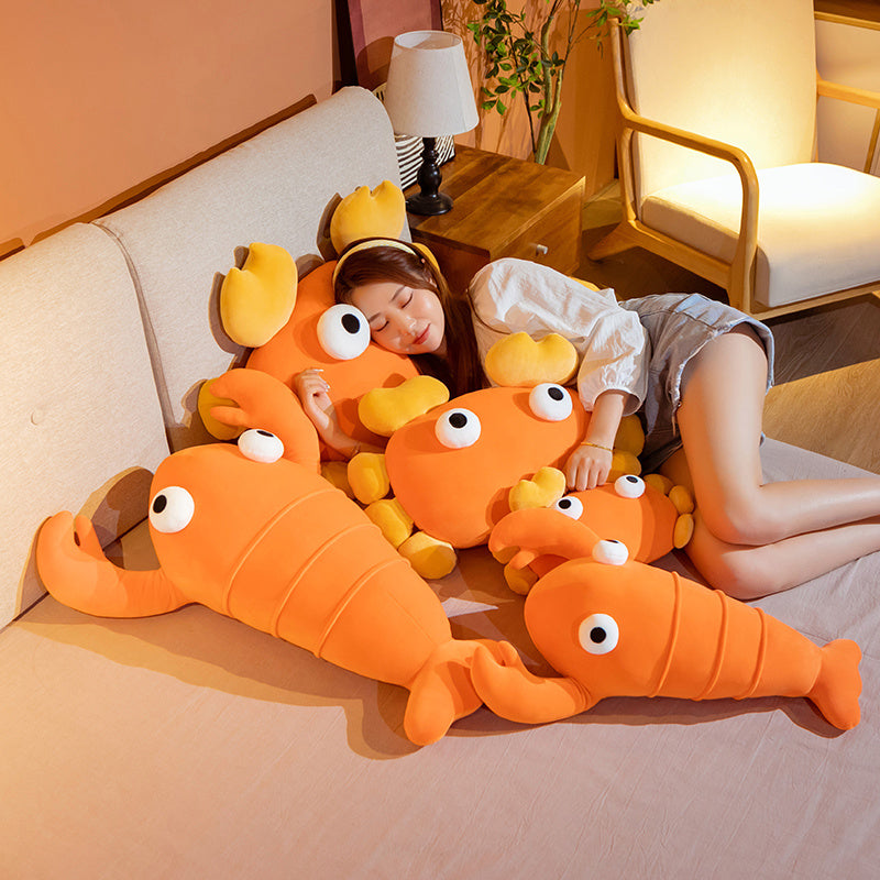 BowLift | Kawaii Orange Crab & Lobster Plushie