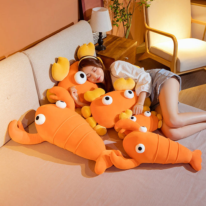 BowLift | Kawaii Orange Crab & Lobster Plushie