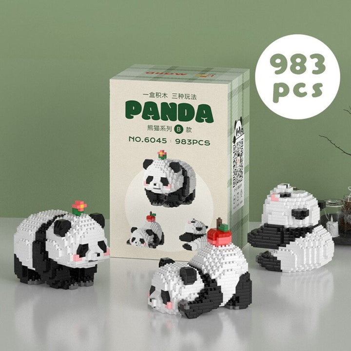 BowLift | Kawaii Panda 3-in-1 Nano Building Block Collection 2