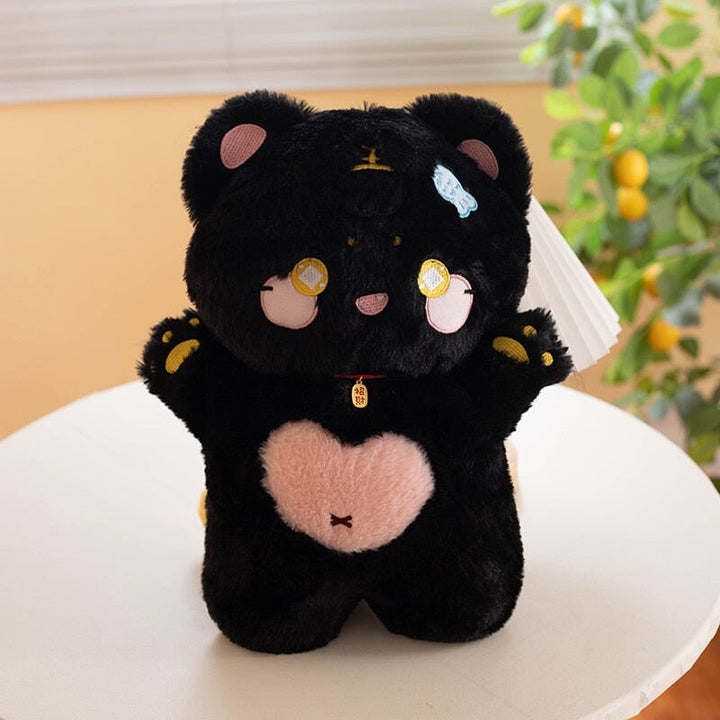 BowLift | Kawaii Starry Fluffy Cat Heart Plushies