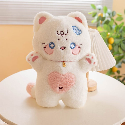 BowLift | Kawaii Starry Fluffy Cat Heart Plushies