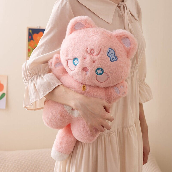 BowLift | Kawaii Starry Fluffy Cat Heart Plushies