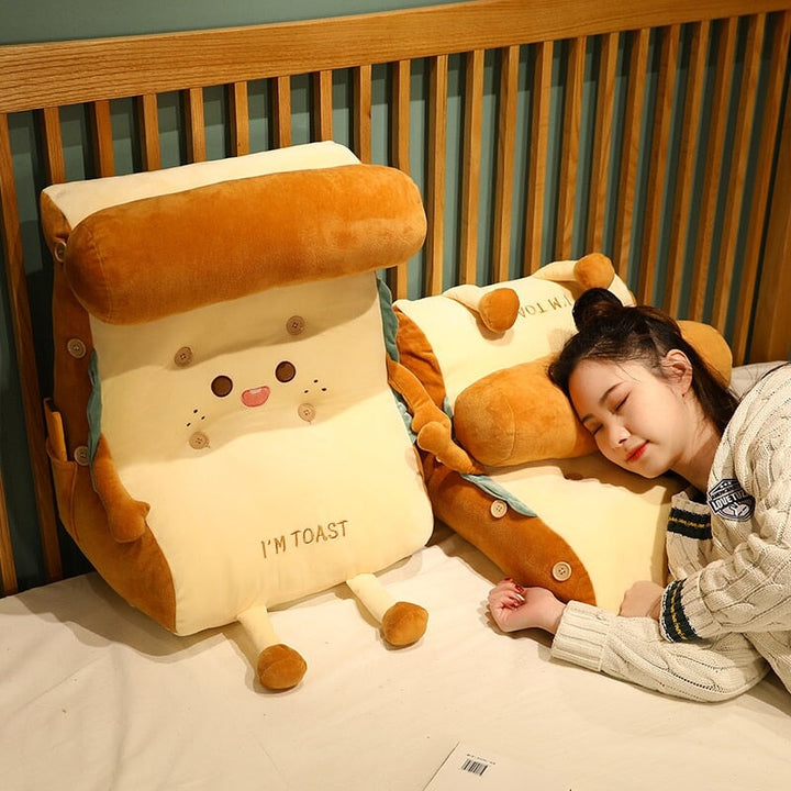 BowLift | Kawaii Toasted Bread Back Support Plushie