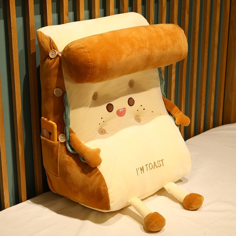 BowLift | Kawaii Toasted Bread Back Support Plushie