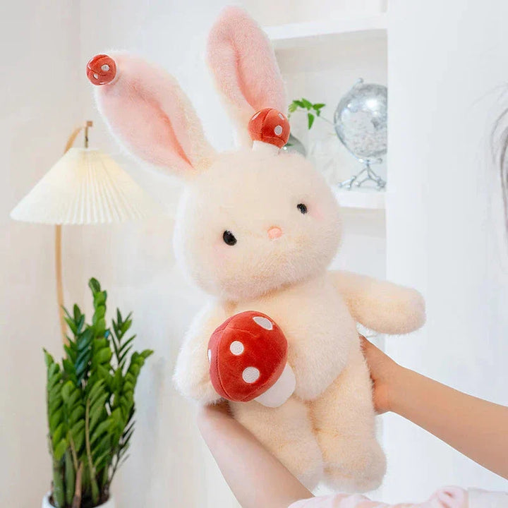 BowLift | Kawaii White Bunny Mushroom Plushie