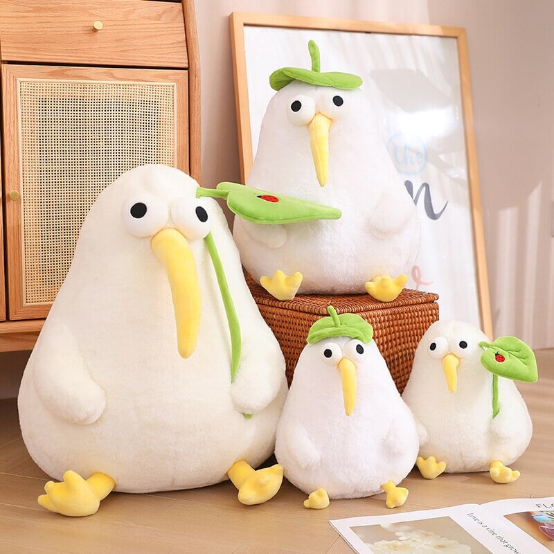 BowLift | Kawaii White Kiwi Bird Plushie