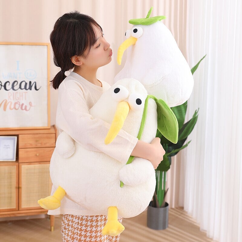 BowLift | Kawaii White Kiwi Bird Plushie