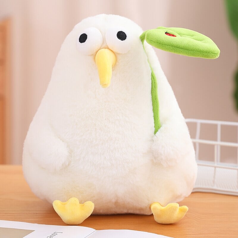 BowLift | Kawaii White Kiwi Bird Plushie