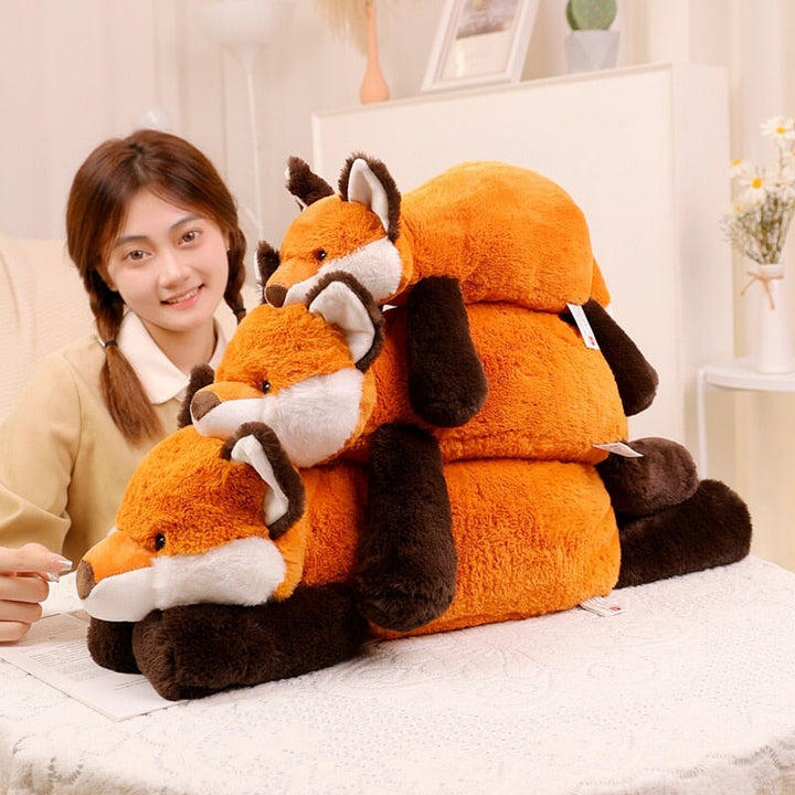 BowLift | Laying Sloth and Fox Raccoon Crocodile Plushie Friends