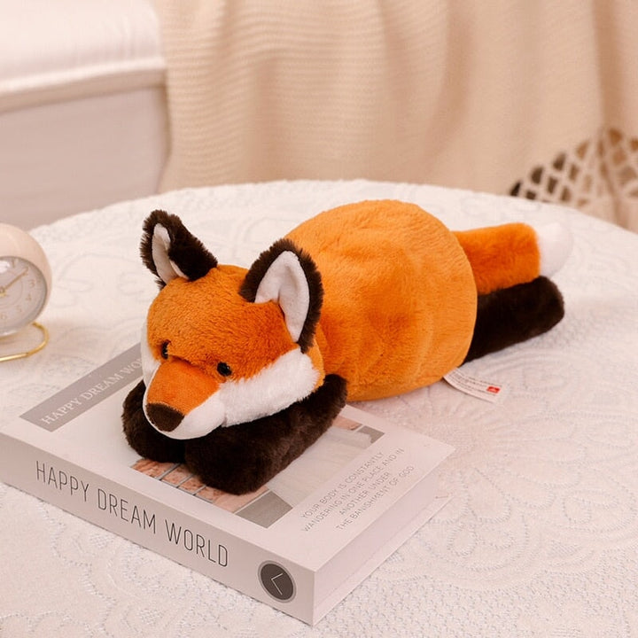 BowLift | Laying Sloth and Fox Raccoon Crocodile Plushie Friends