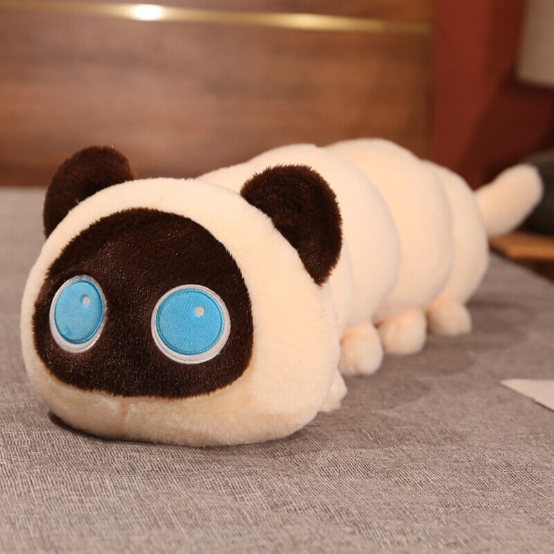 BowLift | Long Fluffy Cat Caterpillar Plushies