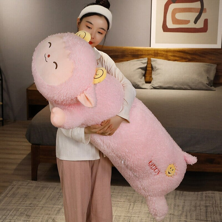BowLift | Long Fluffy 'Happy' Alpaca Llama Plush