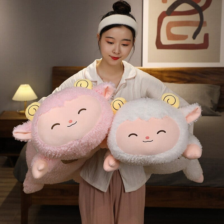 BowLift | Long Fluffy 'Happy' Alpaca Llama Plush