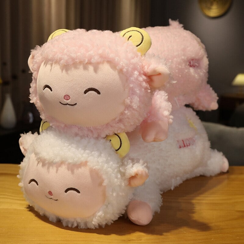 BowLift | Long Fluffy 'Happy' Alpaca Llama Plush